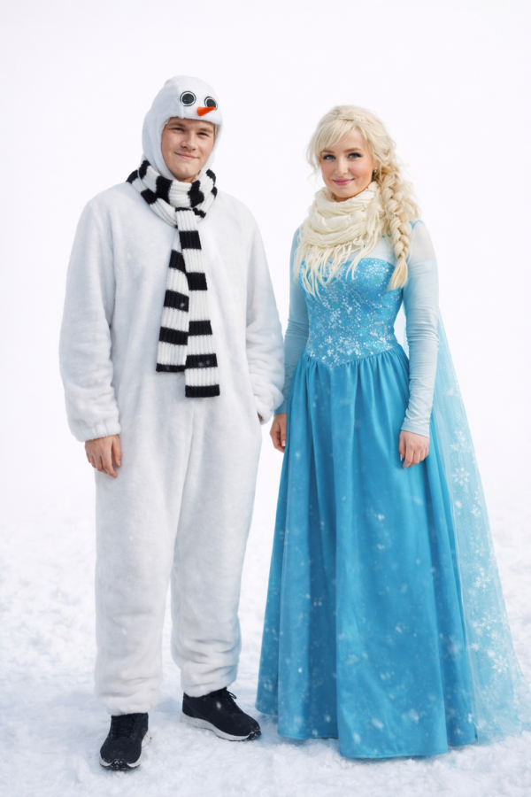 Эльза и Олаф